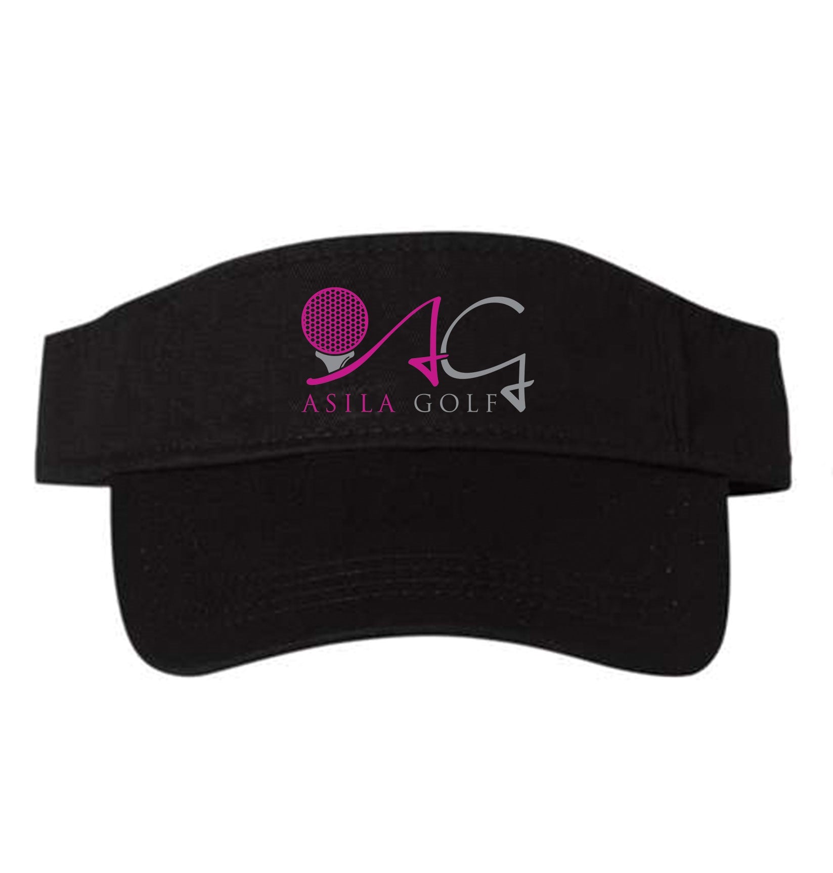 ASILA Golf Logo Visor- Black